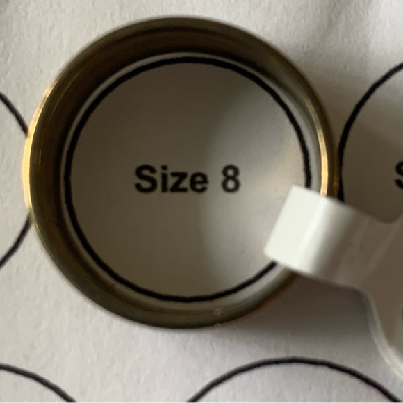 Heart and stripe ring size 8 - Picture 6 of 8